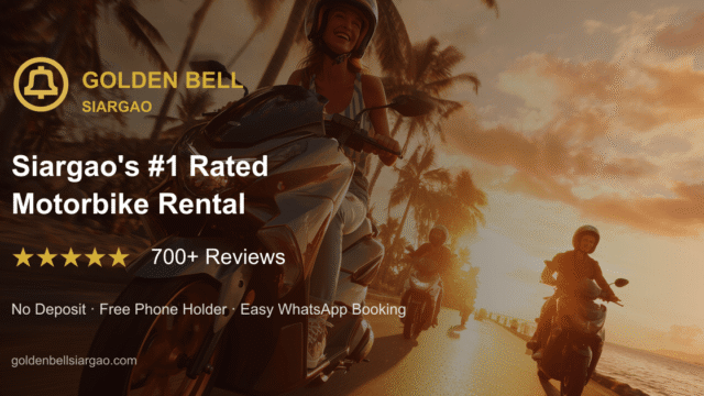GoldenBell Motorbike Rental Siargao