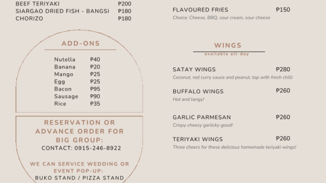 Tahanan Al Fresco Cafe - Siargao