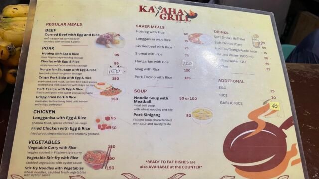 Kayaha Grill Siargao